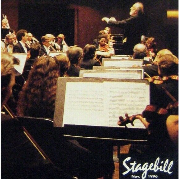 New York City Philharmonic Stagebill 1996 Kurt Masur Swan Lake Mindy Kaufman - Picture 2 of 6